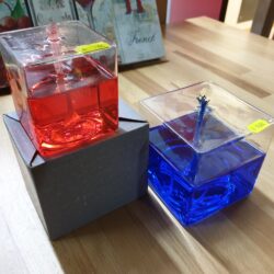 Öllampe Glas I Glas-Öllampe quadratisch 7.5 x 7.5 cm NEU