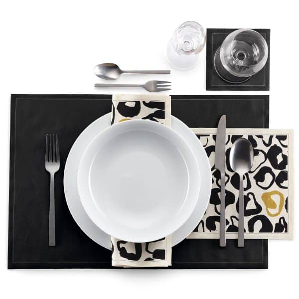 Tischsets My Drap Schwarz 30 x 50 cm, ROL à 25 STK NEU – Bild 2