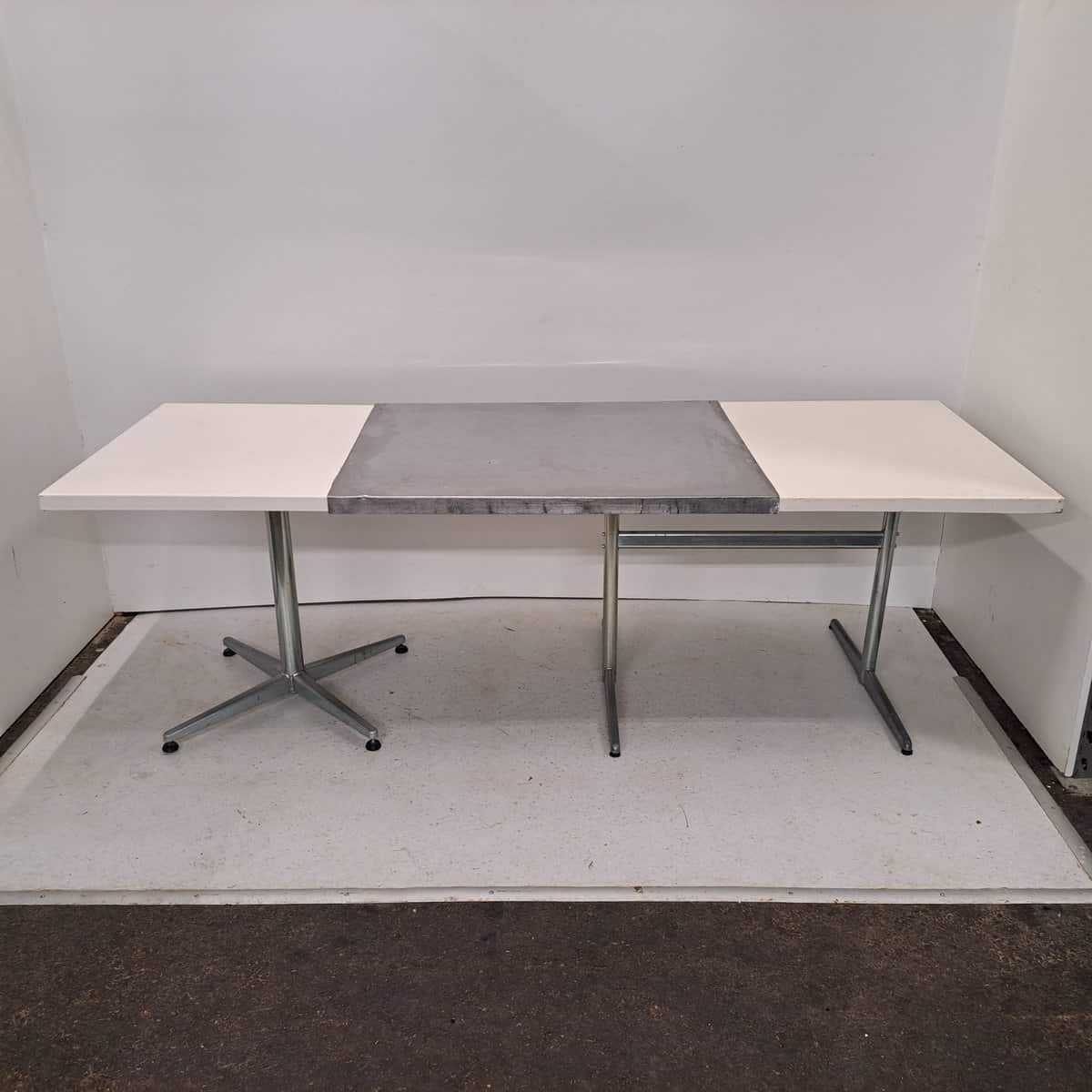 Tischverlängerungsplatte Edelstahl (geeignet für 80er breite Tische) – Bild 3