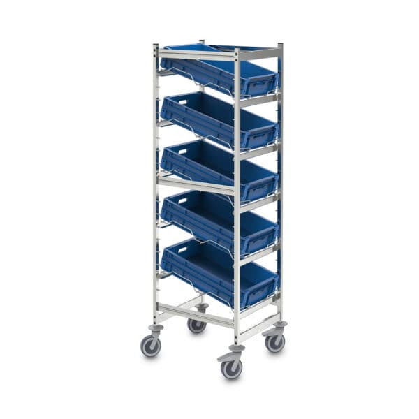 Regaltransportwagen Hupfer für Eurobehälter RTW/Z EB 5-6/185, B 57 x T 67 x H 185.1 cm I CHF 741.00