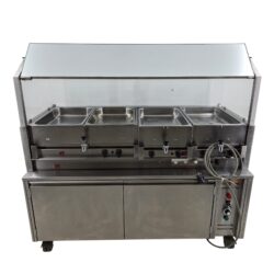 Wärmebuffet Beer WPF-4, 4x GN 1/1, B 141 x T 68 x H 130 cm, 400V