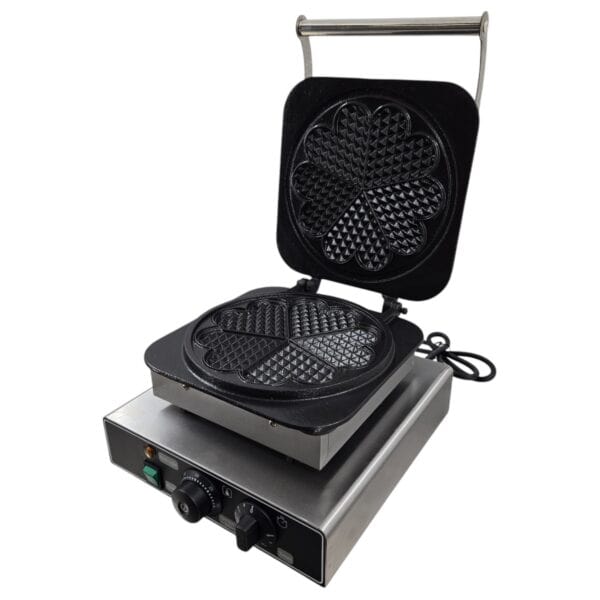 Waffeleisen Herzform HWE-EC01 230V 1750W 10.5kg B 46 x T 46 x H 38 cm NEU – Bild 4