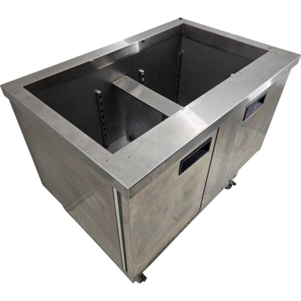 Saladette 3x GN 1/1 auf Rollen, 230V, 407W, B 107 x T 70 x H 94 cm – Bild 3