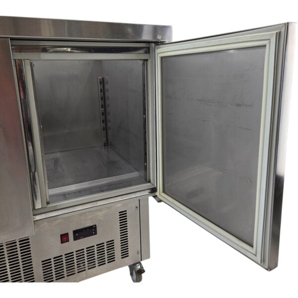 Saladette 3x GN 1/1 auf Rollen, 230V, 407W, B 107 x T 70 x H 94 cm – Bild 5