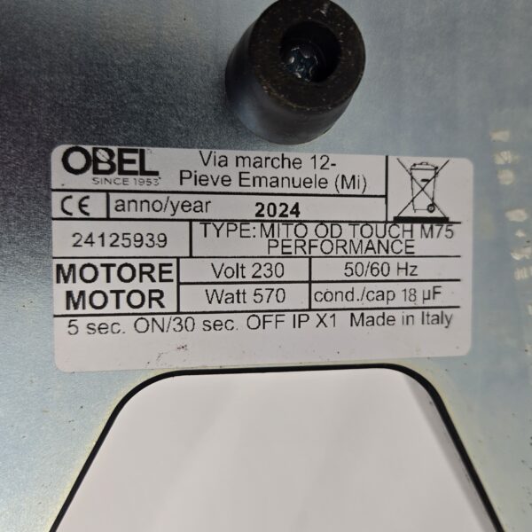 Kaffeemühle Mito OD Touch M75 Performance 230V, 0.57kW, B 21 x T 36 x H 58 cm – Bild 4