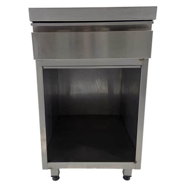 Arbeitsschrank Edelstahl mit 1 Schubladen B 50 x T 65 x H 85 cm (Zarge +6 cm)