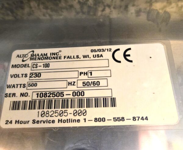 Tranchierplatte Alto Shaam, 230V, 500W, B 46 x T 63 x H 75 cm – Bild 3