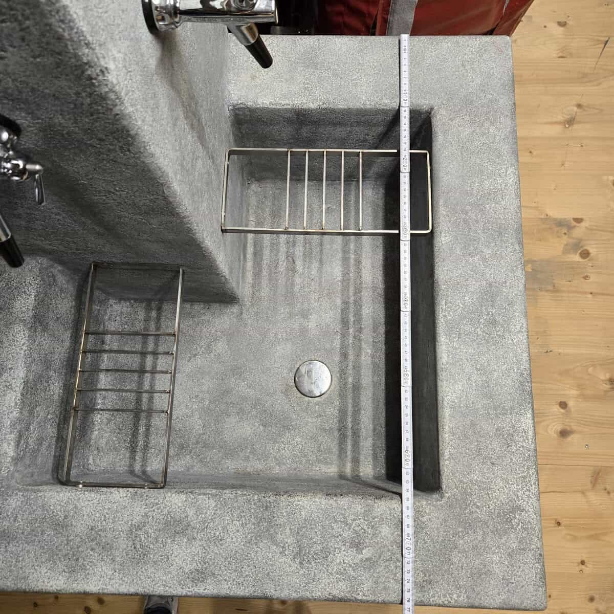 Getränke-Brunnen, Indoor Brunnen mit Zapfhahne, B 78 x T 78 x H 140 cm – Bild 5