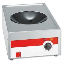 Induktions-Wok Salvis Smartline, Tischmodell AWI1, 400V, 5kW,16A , B 38 x T 60 x H 21 cm