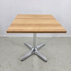 Tisch Mazuvo Eiche massiv, klappbar B 70.5 x T 70.5 x H 72 cm