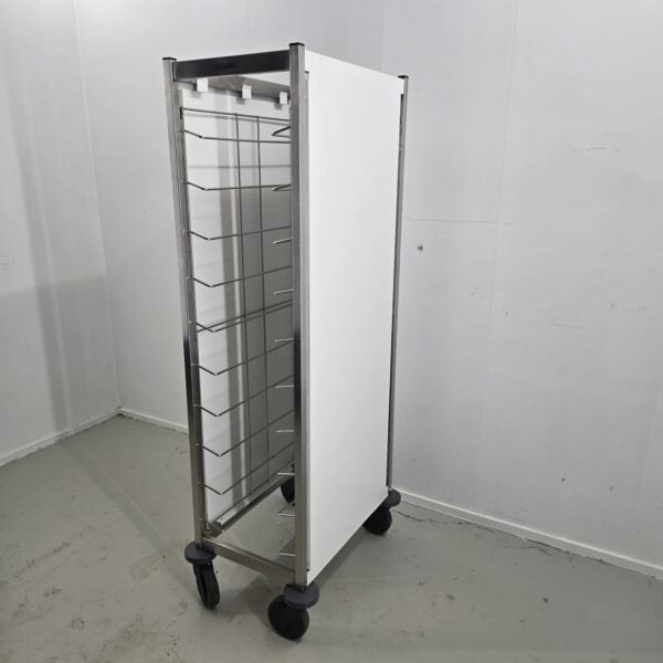 Tablettwagen Blanco 10 x GN 1/1 mit Verkleidung 3-seitig, weiss B 59 x T 67 x H 162 cm – Bild 3