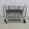 Tellertransportwagen Edelstahl B 98 x T 43 x H 80 cm, für ca. 50 Teller geeignet