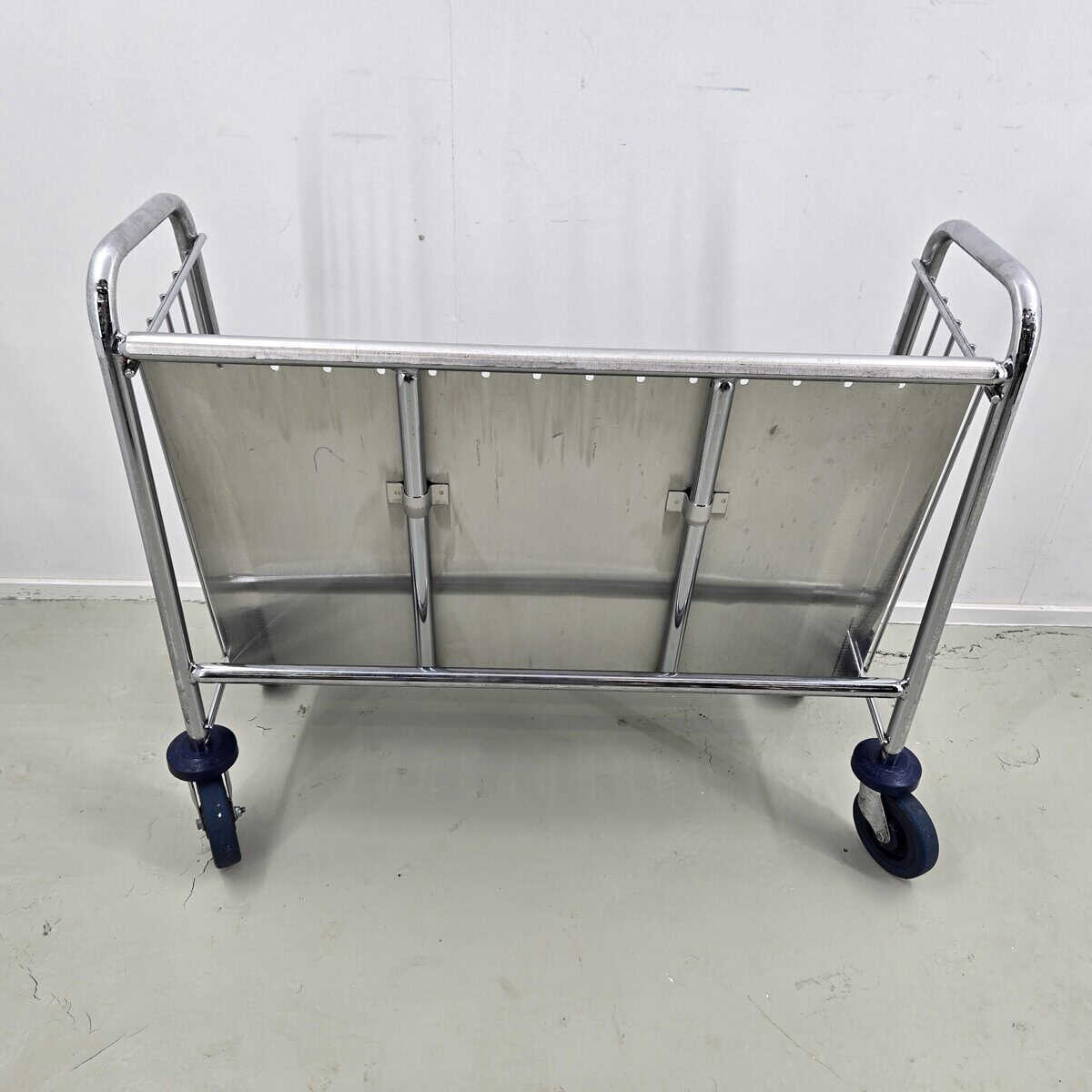 Tellertransportwagen Edelstahl B 98 x T 43 x H 80 cm, für ca. 50 Teller geeignet – Bild 4
