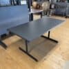 Gartentisch metall anthrazit, klappbar, B 160 x T 80 x H 75 cm