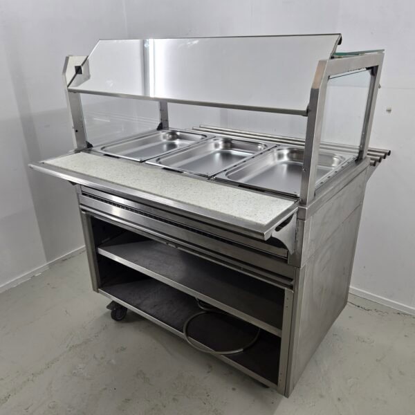 Wärmebuffet Beer Culinario F- 3, 3x GN  1/1, B 141 x T 68 x H 130 cm, 400V – Bild 4