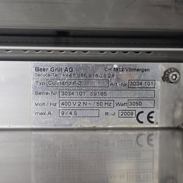 Wärmebuffet Beer Culinario F- 3, 3x GN  1/1, B 141 x T 68 x H 130 cm, 400V – Bild 8