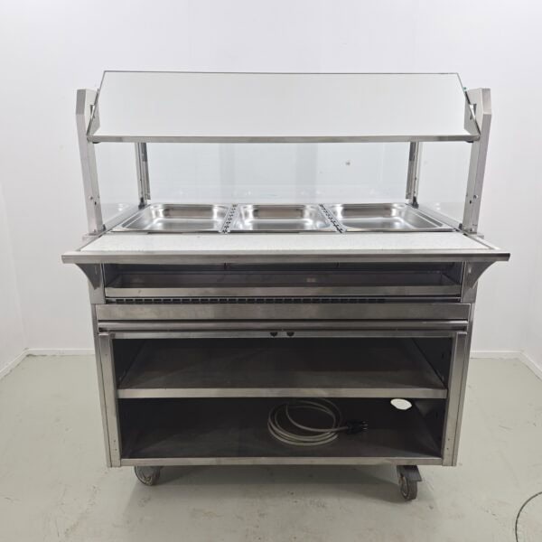 Wärmebuffet Beer Culinario F- 3, 3x GN  1/1, B 141 x T 68 x H 130 cm, 400V – Bild 4
