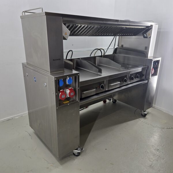Frontcooking Station Blanco für bis zu 3 Tischgeräte GN 1/1 – Bild 4
