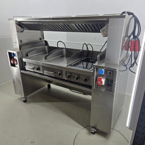 Frontcooking Station Blanco für bis zu 3 Tischgeräte GN 1/1 – Bild 5