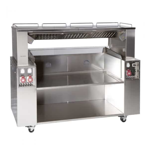 Frontcooking Station Blanco für bis zu 3 Tischgeräte GN 1/1