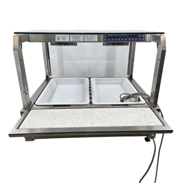 Wärmebuffet Beer Culinario T-2, 2x GN 1/1, Grösse: B 77 x T 85 x H 60 cm, 230V – Bild 4