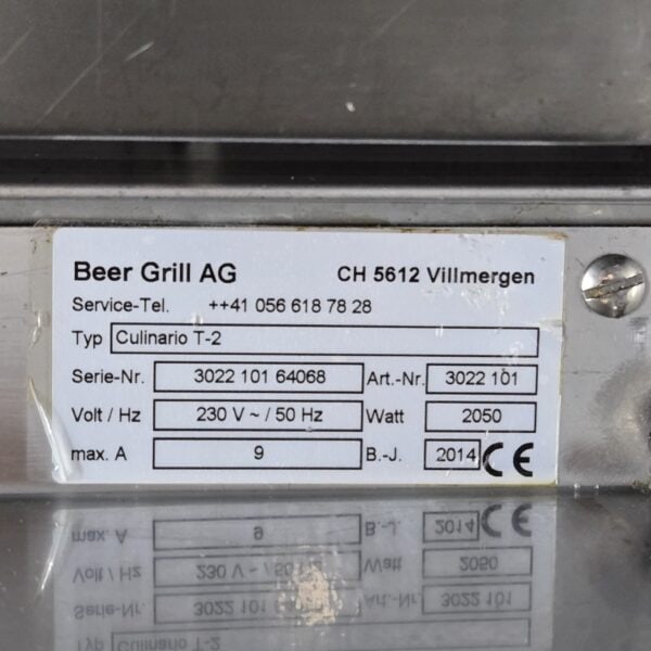 Wärmebuffet Beer Culinario T-2, 2x GN 1/1, Grösse: B 77 x T 85 x H 60 cm, 230V – Bild 8