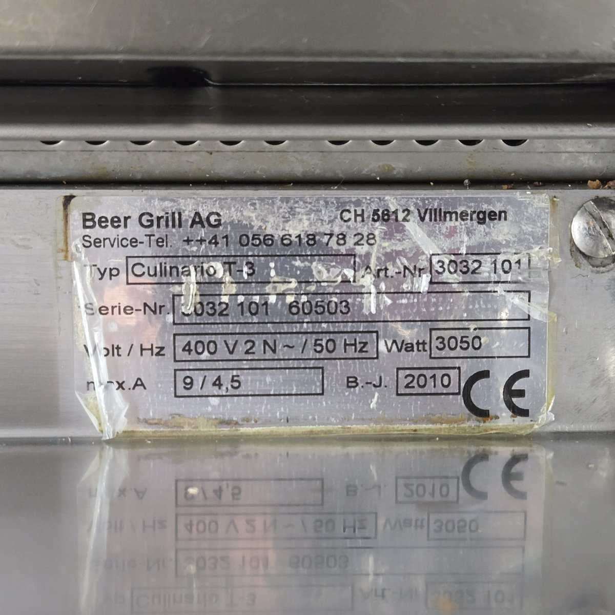 Wärmebuffet Beer Culinario T-3, 3x GN  1/1, B 112 x T 85 x H 59 cm, 400V – Bild 7