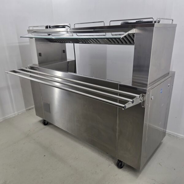 Frontcooking Station Blanco für bis zu 3 Tischgeräte GN 1/1