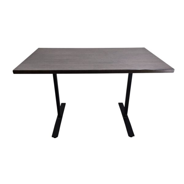 Tisch Kunstharz grau B 120 x T 70 cm