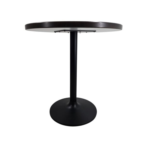 Tisch Kunstharz grau rund Ø 70 cm – Bild 3
