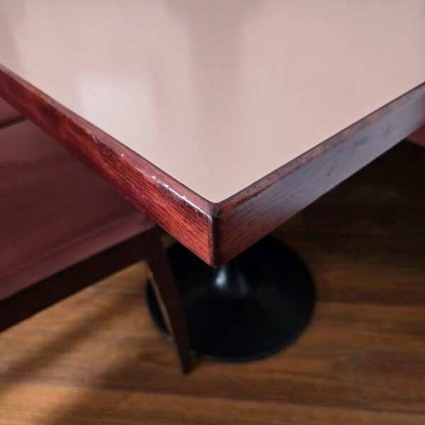 Tisch altrosa 80 x 80 cm – Bild 2