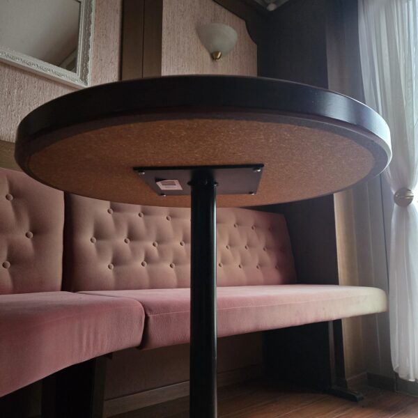 Tisch altrosa Ø 60 cm – Bild 2