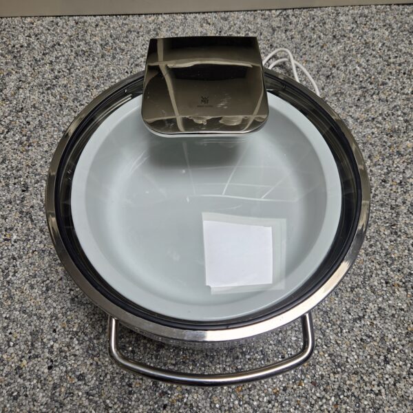 Chafing Dish WMF rund mit Glasdeckel inkl. Induktionsplatte – Bild 2