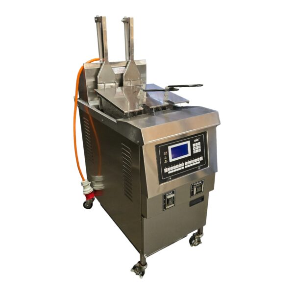 Fritteuse CNIX FRYER 380V, 6kW, 16A, B 44 x T 89 x H 115 cm – Bild 2