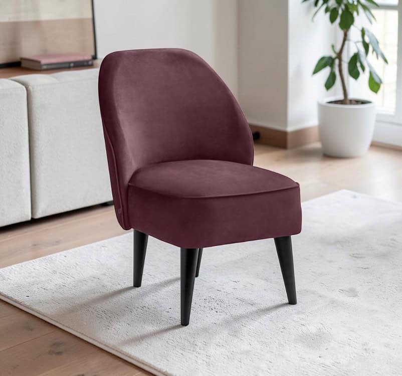 Sessel I Loungesessel Lasse Samt, Nosagfederung, violett I 6 STK für CHF 490.00 – Bild 6