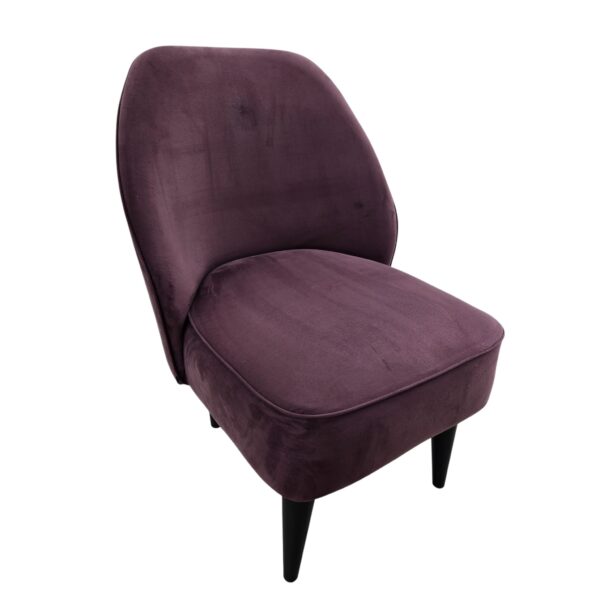 Sessel I Loungesessel Lasse Samt, Nosagfederung, violett I 6 STK für CHF 890.00 – Bild 2