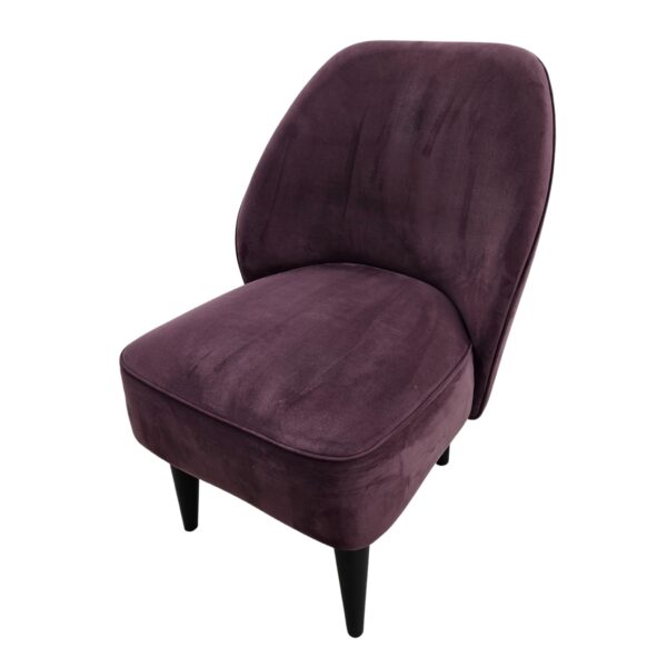 Sessel I Loungesessel Lasse Samt, Nosagfederung, violett I 6 STK für CHF 890.00 – Bild 4