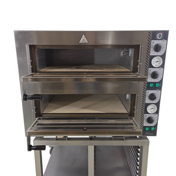 Pizzaofen Cuppone Tiziano für 2 + 2 Ø30 cm – Bild 2