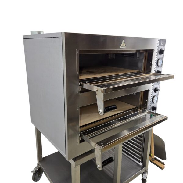 Pizzaofen Cuppone Tiziano für 2 + 2 Ø30 cm – Bild 3