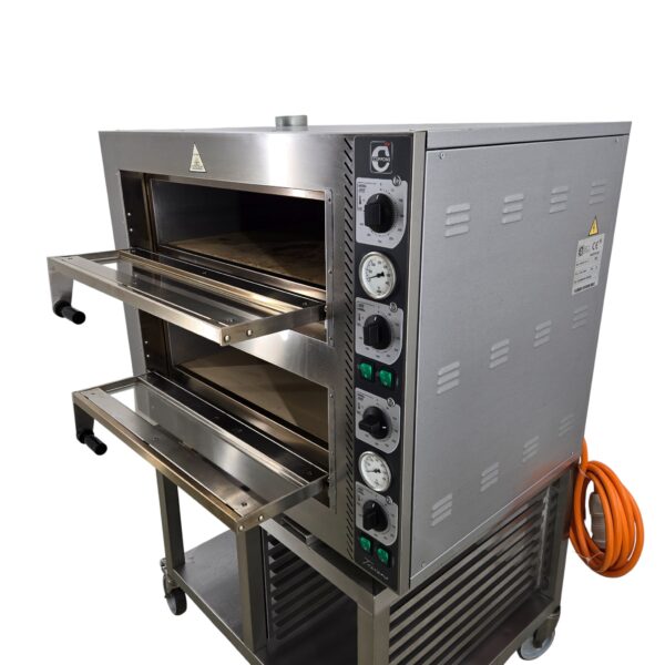 Pizzaofen Cuppone Tiziano für 2 + 2 Ø30 cm – Bild 4
