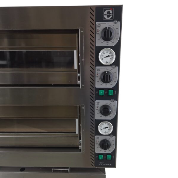 Pizzaofen Cuppone Tiziano für 2 + 2 Ø30 cm – Bild 5