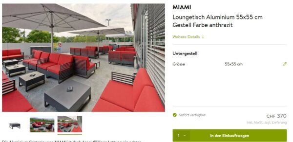 Garten Loungesessel MIAMI Octa olivgrün inkl. Loungetische, Hunn Gartenmöbel, ca. 40-teilig (30-35 Sessel + 6 Beistelltische) – Bild 12
