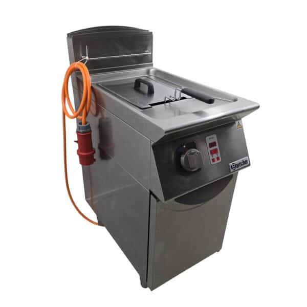 Fritteuse 15FEC, 13 l, 400V, 12kW, 30A, B 40 x T 72 x H 104 cm – Bild 2