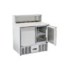 Saladette mit Arbeitsplatte aus Granit CRP 90, 230V, 196.2W, 261 l, B 90 x T 70 x H 110 cm