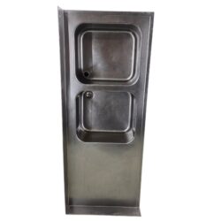 Spülbecken Edelstahl 2 Spülbecken B 150 x T 60 x H 24 cm