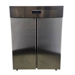 Tiefkühlschrank Edelstahl GN 2/1, -22°C bis -15°C, B 150 x T 80 x H 200 cm