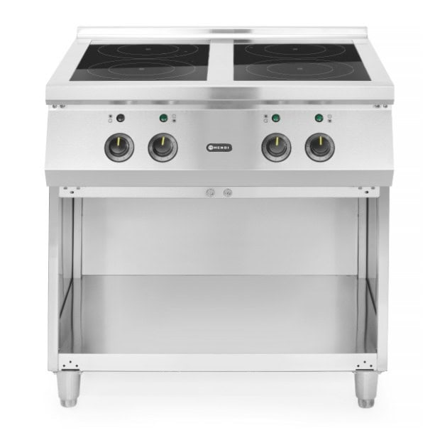 Induktionsherd 4-flammig 400V, 17000W, B 80 x T 72 x H 85.4 cm AUSTELLMODELL