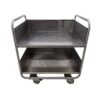 Servierwagen Edelstahl 2 Etagen B 85 x T 63 x H 85 cm