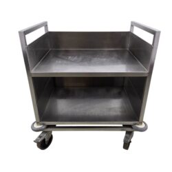 Servierwagen Edelstahl 2 Etagen B 73 x T 55 x H 84 cm