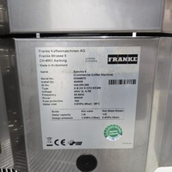 Kaffeemaschinen Franke Spectra S inkl. Milchkühler und Tassenwärmer, 2x 400V, 2x 230V, B 122 x T 58 x H 76 cm – Bild 9